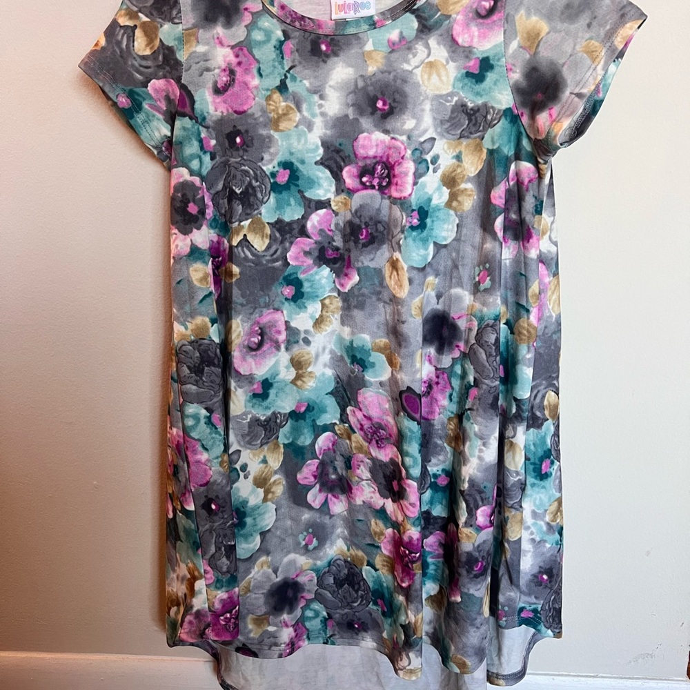 LuLaRoe Girls Scarlett Floral Dress
